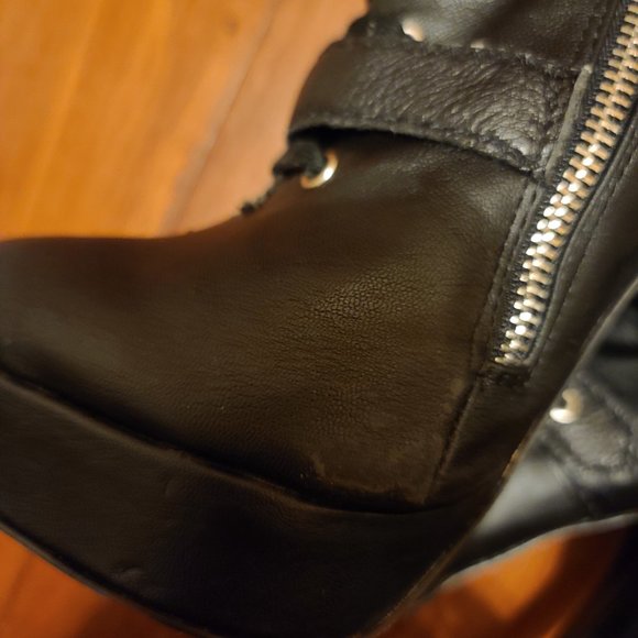 Black Bebe Over-The-Knee Stiletto Boots Women's size 7 - Picture 15 of 15